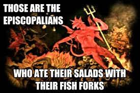 Episcopal Hell--It's an old joke... - Episcopal Church Memes | Facebook