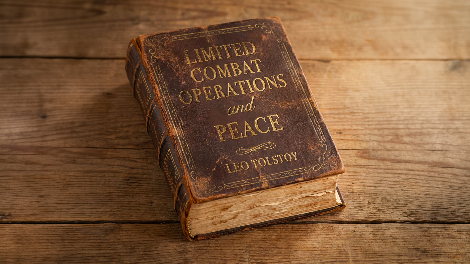 Why We Fight...Oh, Hell, Who Knows?